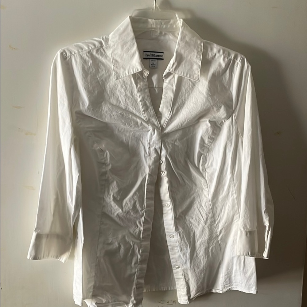 White Button-Up Shirt